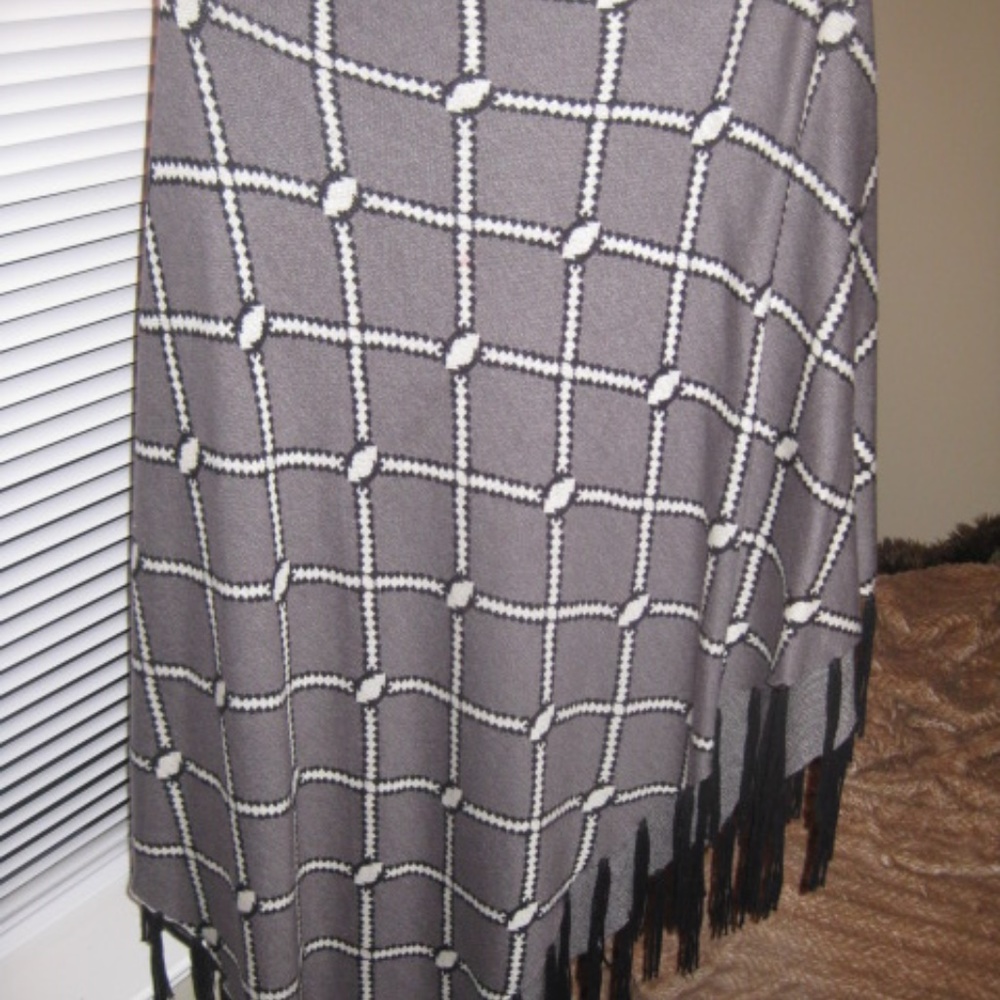 Gray Poncho